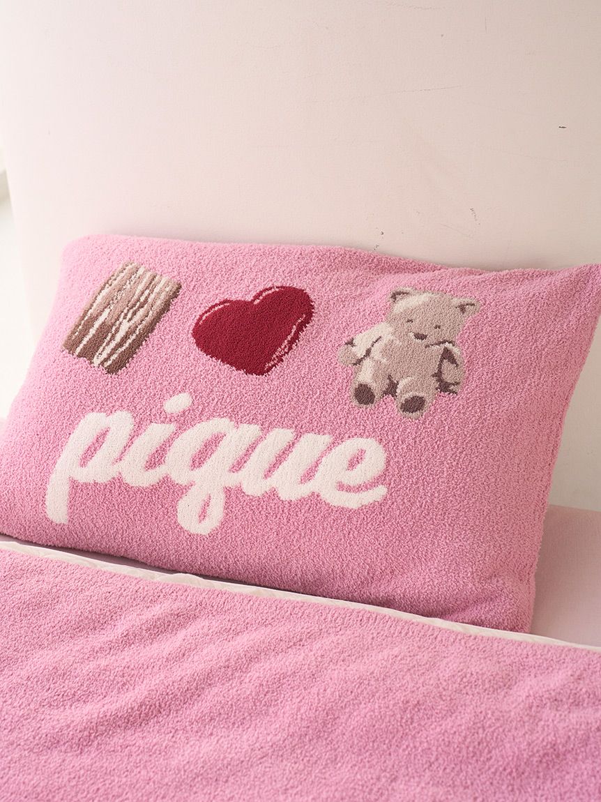 Valentine】【Sleep】ジャガードピローケース(枕カバー)｜ルームウェア