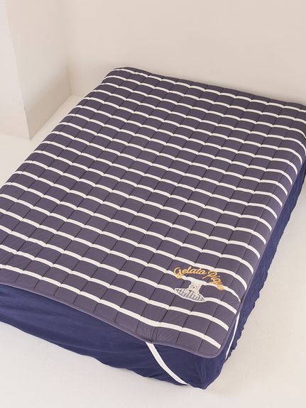 KSB☆敷きパッド Sleep】【UNISEX】プレイフルDOG敷きパッド(ダブル)(ボックスシーツ