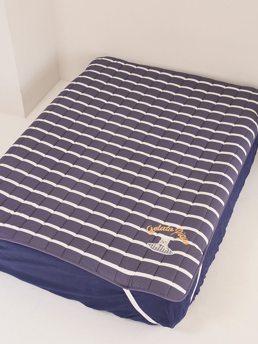 Sleep】【UNISEX】プレイフルDOG敷きパッド(シングル)(ボックスシーツ