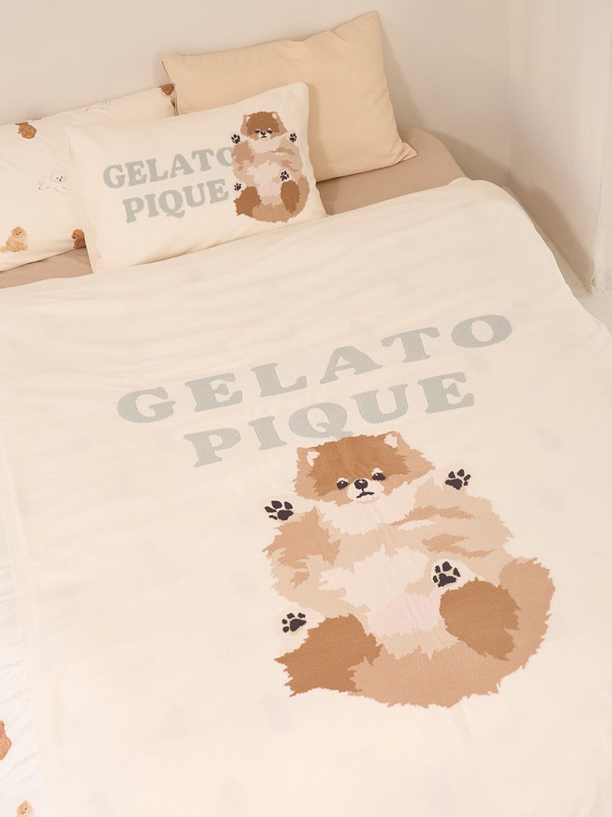 Sleep】エアリーモコドッグジャガードマルチカバー(ブランケット