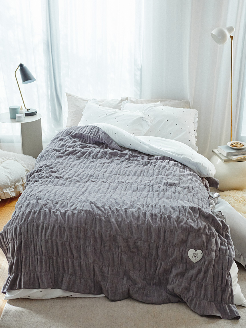 Sleep】くしゅくしゅタオルケット(ブランケット・タオルケット