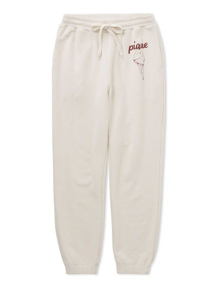 ジェラートピケ　裏毛パーカ＆裏毛ロングパンツ　スウェット　上下セット ジェラートピケ 裏毛パーカ＆裏毛ロングパンツ スウェット 上下