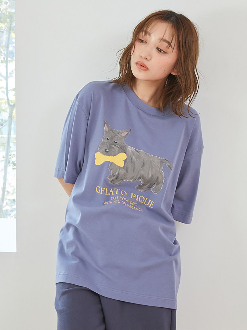 UNISEX】ワンポイントTシャツ(トップス)｜ルームウェア