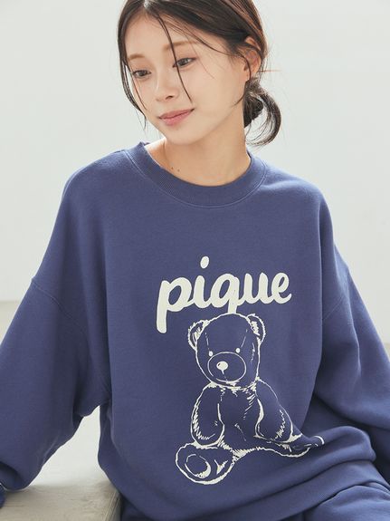 UNISEX】裏毛ワンポイントプルオーバー(トップス)｜ルームウェア