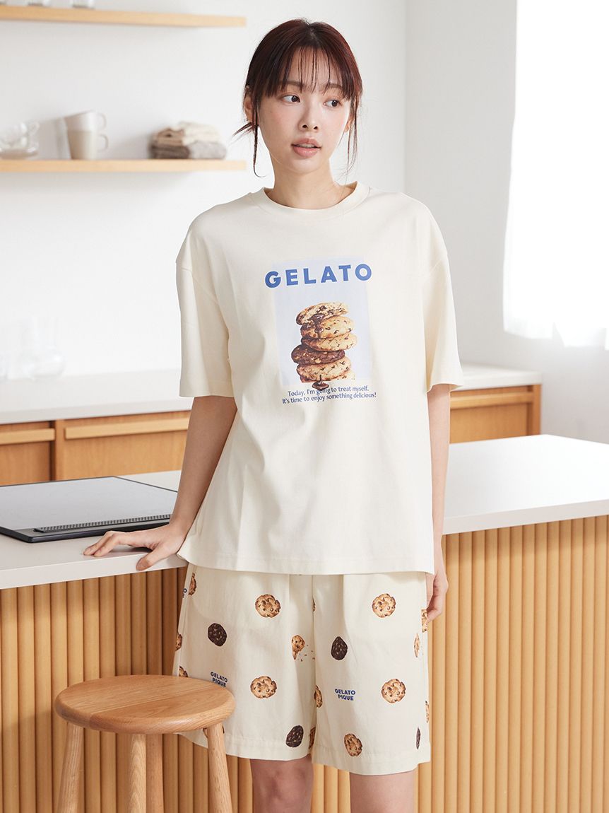 UNISEX】 【接触冷感】HIGH CALORIEワンポイントTシャツ(トップス
