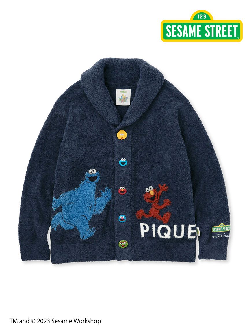 SESAME STREET】【UNISEX】ジャガードショールカーディガン(トップス)｜ルームウェア・パジャマ通販のgelatopique（ ジェラートピケ）公式サイト