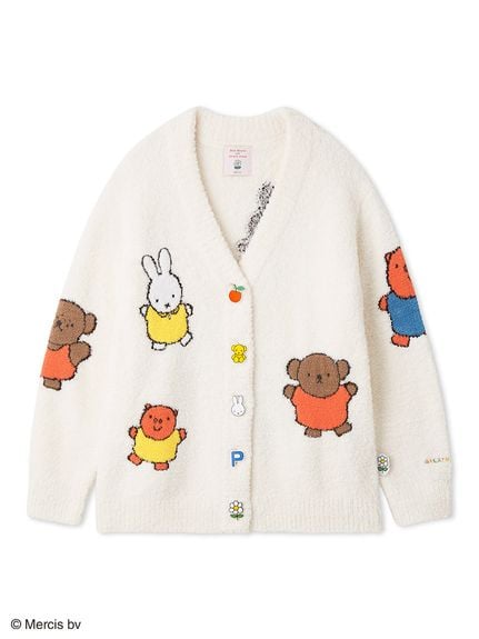 Dick Bruna】【UNISEX】ベビモコ総柄ジャガードカーディガン(トップス)｜ルームウェア・パジャマ通販のgelatopique（ジェラートピケ ）公式サイト