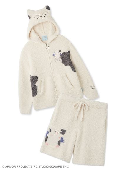 ジェラートピケ　セットアップ　XXS USAGI ONLINE限定】【接触冷感】ハート柄ロンT＆ショートパンツ