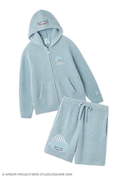 スライム M-L ハーフパンツのみ ジェラピケ ドラゴンクエスト】【ユニセックス】パウダースライムパーカ