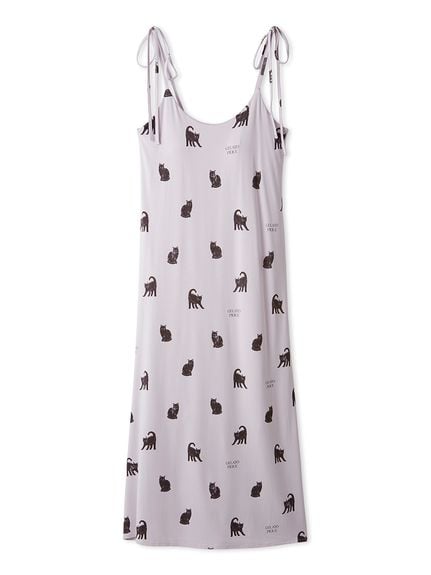 ダッフィー ⭐︎ジェラートピケ⭐︎総柄ワンピース ダッフィー＆フレンズ7人がすやすや眠る ジェラート ピケ総柄