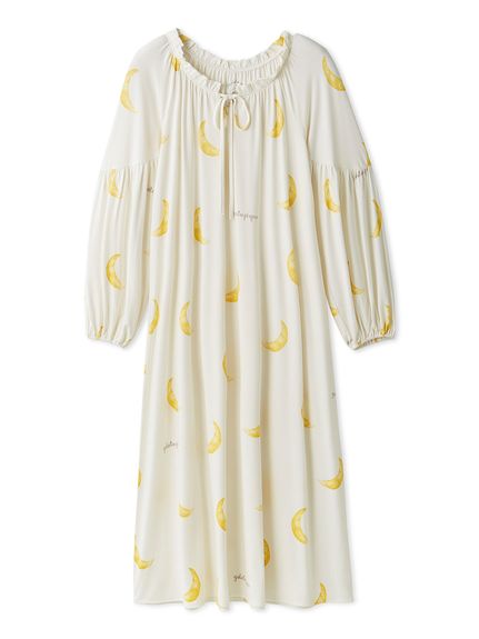 PUU✨️ジェラピケいちごプリントワンピース セール】いちご柄カップインキャミワンピース（ルームウェア