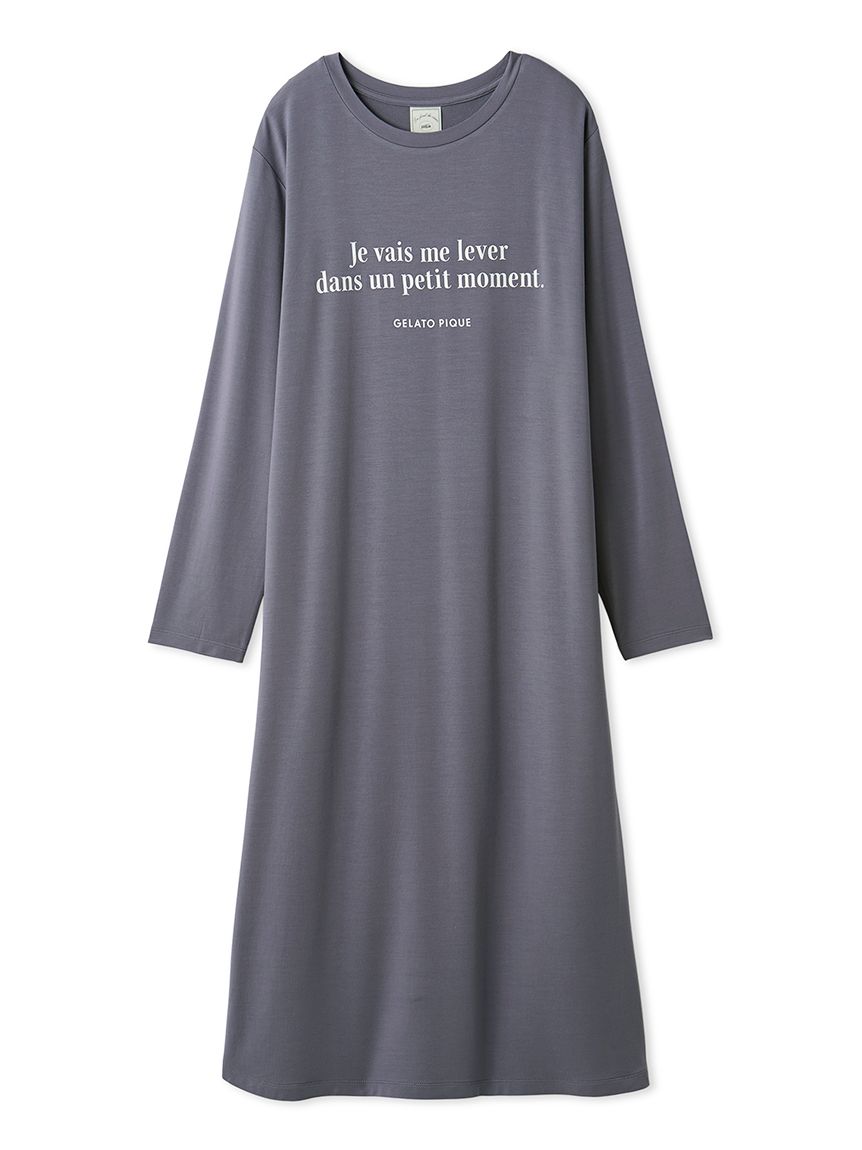 インレイロゴワンピース(ワンピース)｜ルームウェア・パジャマ通販の