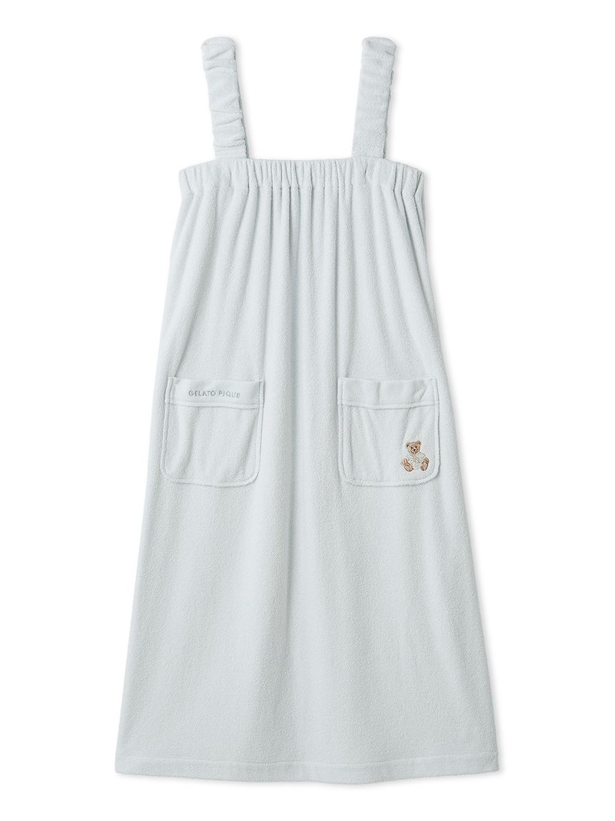 吸水パイルベア刺繍2wayワンピース(ワンピース)｜ルームウェア