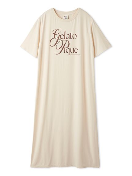 ♡ GELATO PIQUE チェリー柄ジャガードワンピース チェリー柄カップインキャミワンピース(ワンピース)｜ルームウェア