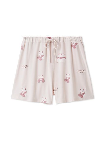 パンダ柄ショートパンツ(PNK-F)