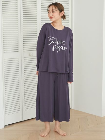 楽天市場】【ラッピング済み】レーヨンロゴTシャツ&8分丈パンツ