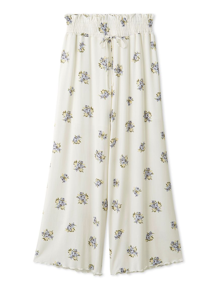 花柄ロングパンツ(ロングパンツ)｜ルームウェア・パジャマ通販の