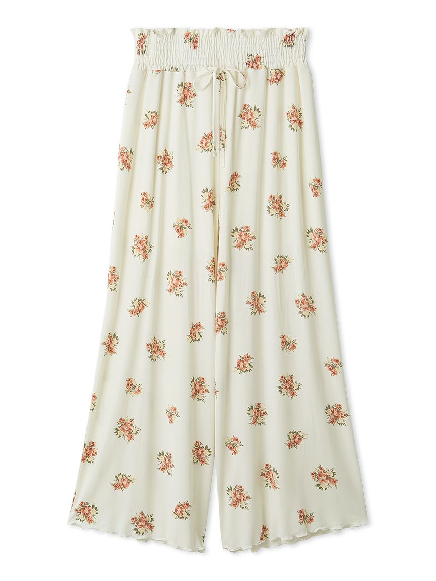 Amazon | [ジェラート ピケ] フルーツロゴ柄ロングパンツ