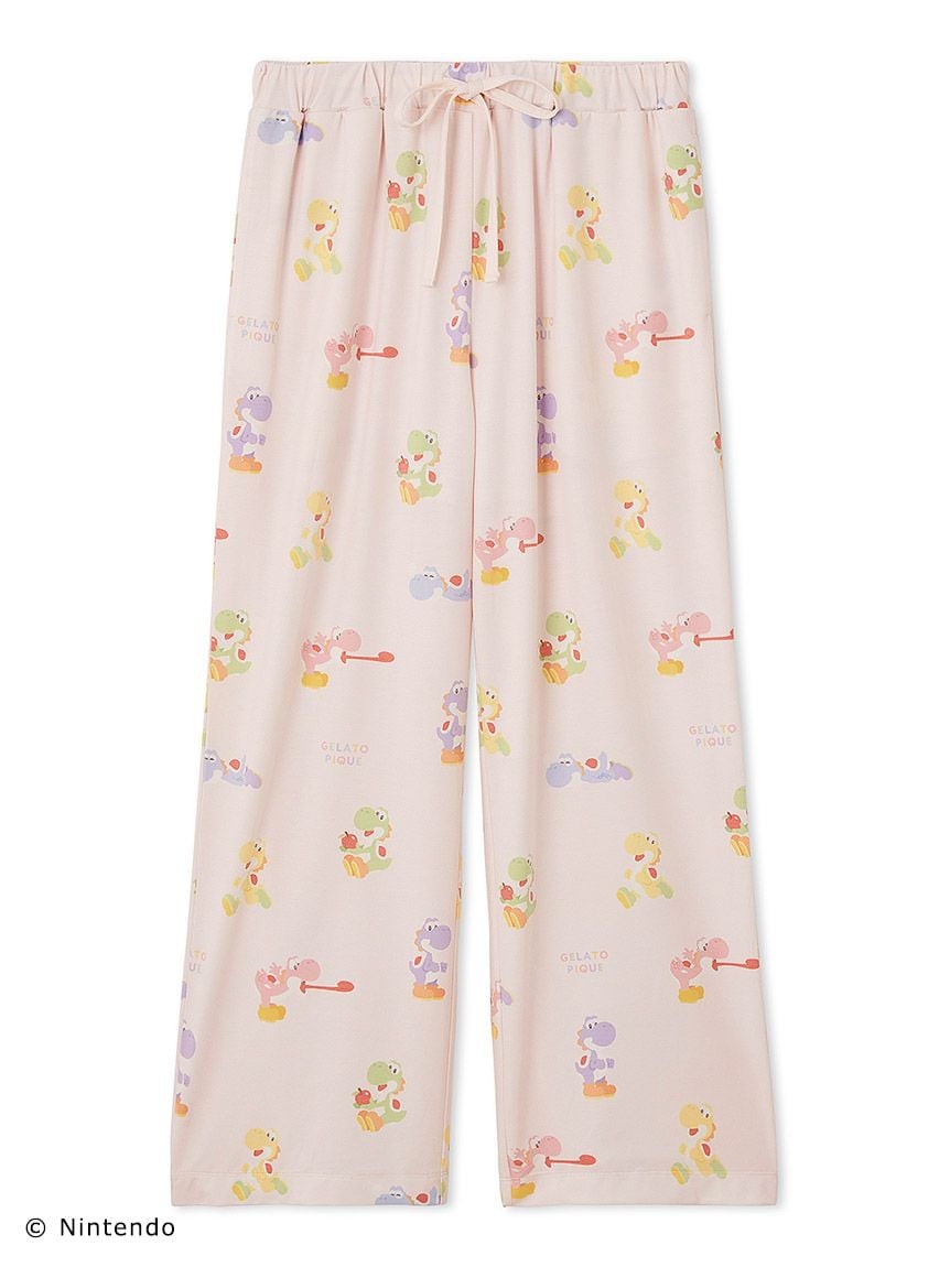 スーパーマリオ】【レディース】キノピオ＆ヨッシーロングパンツ