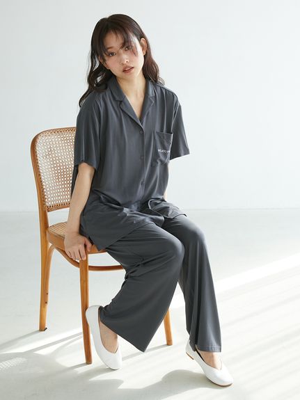 HOMME】【接触冷感】COOLレーヨンロゴTシャツ(カットソー・T
