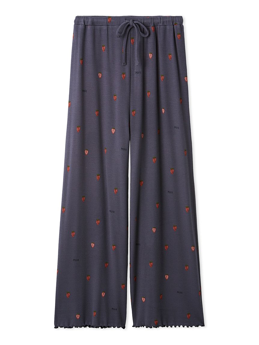 ストロベリー柄ロングパンツ(ロングパンツ)｜ルームウェア・パジャマ