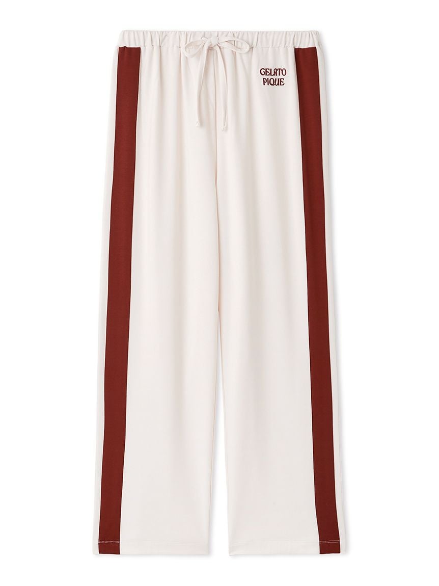 インレイロゴラインロングパンツ(ロングパンツ)｜ルームウェア