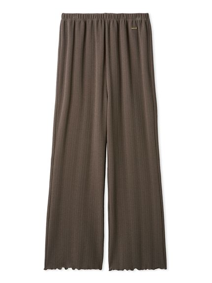 ハートふくれジャガードロングパンツ(ロングパンツ)｜ルーム