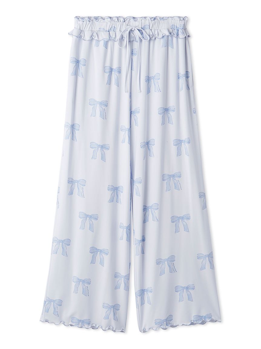 ジェラートピケ❤︎リボン柄ロングパンツ新品タグ付き ジェラートピケ gelato pique リボン柄ロングパンツ （OWHT