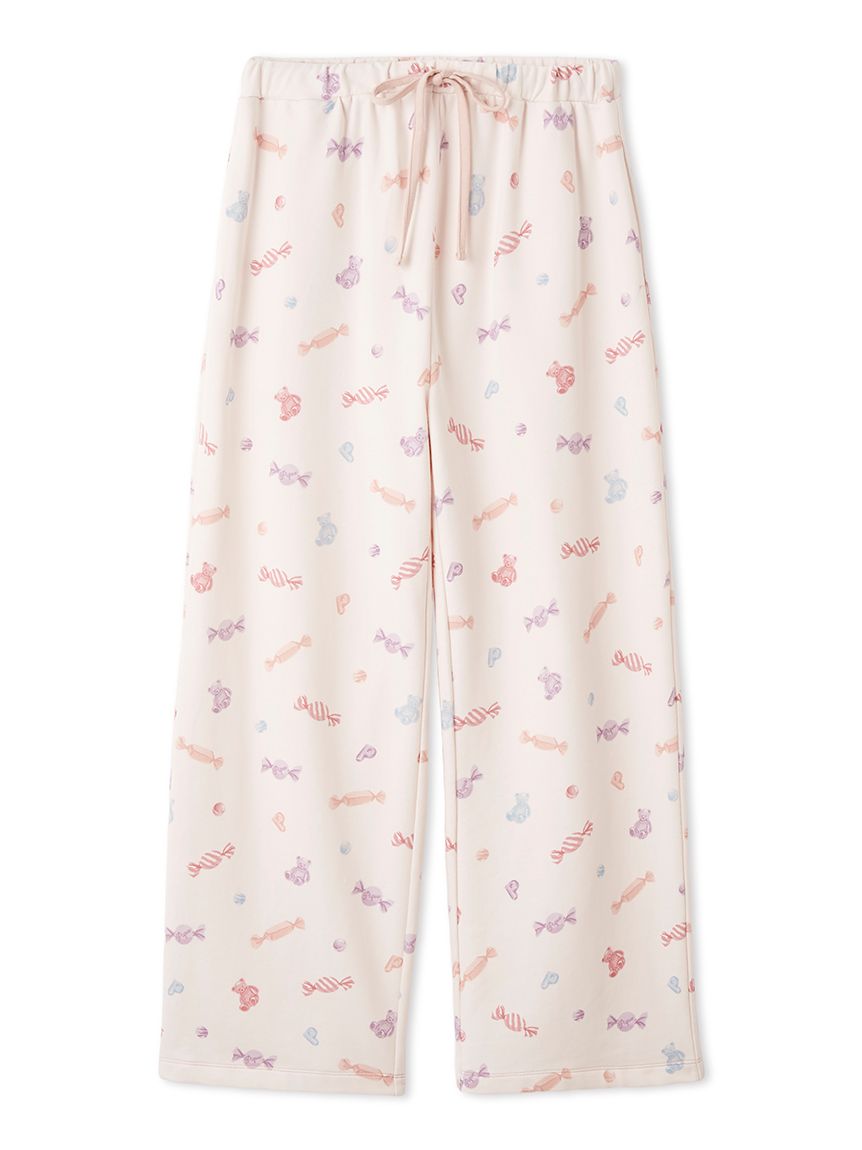 新品タグ付♡ジェラートピケ キャンディロンT&ロングパンツ上下セット キャンディ柄ロングパンツ(ロングパンツ)｜ルームウェア・パジャマ通販