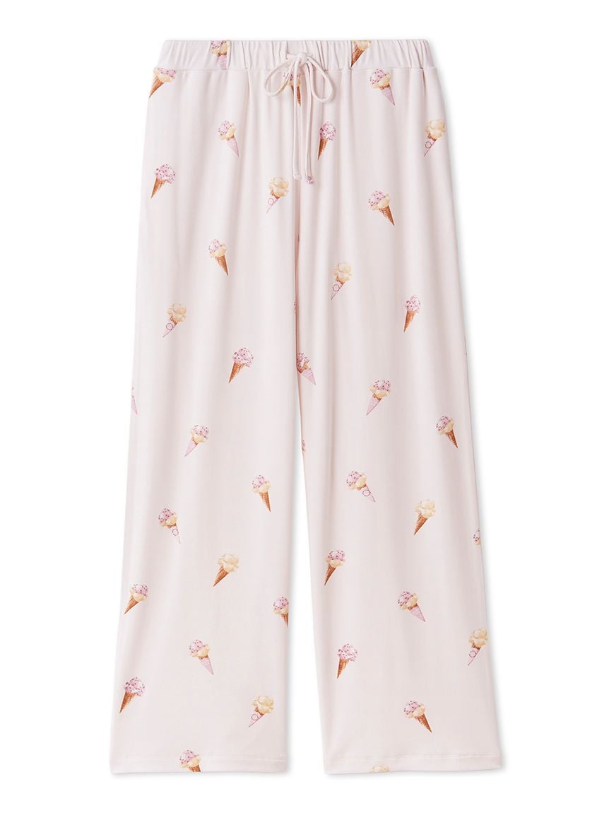 アイス柄ロングパンツ(ロングパンツ)｜ルームウェア・パジャマ通販の