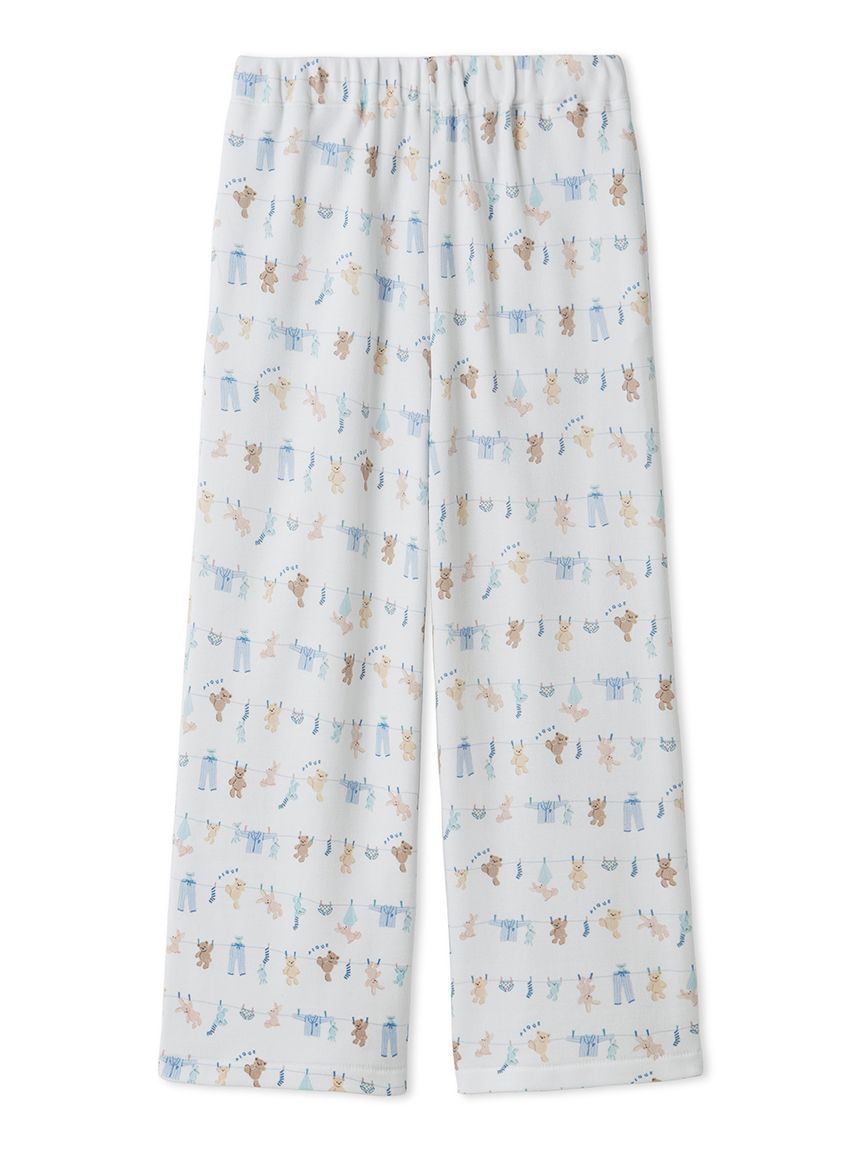 ウォッシングアニマル柄ロングパンツ(ロングパンツ)｜ルームウェア