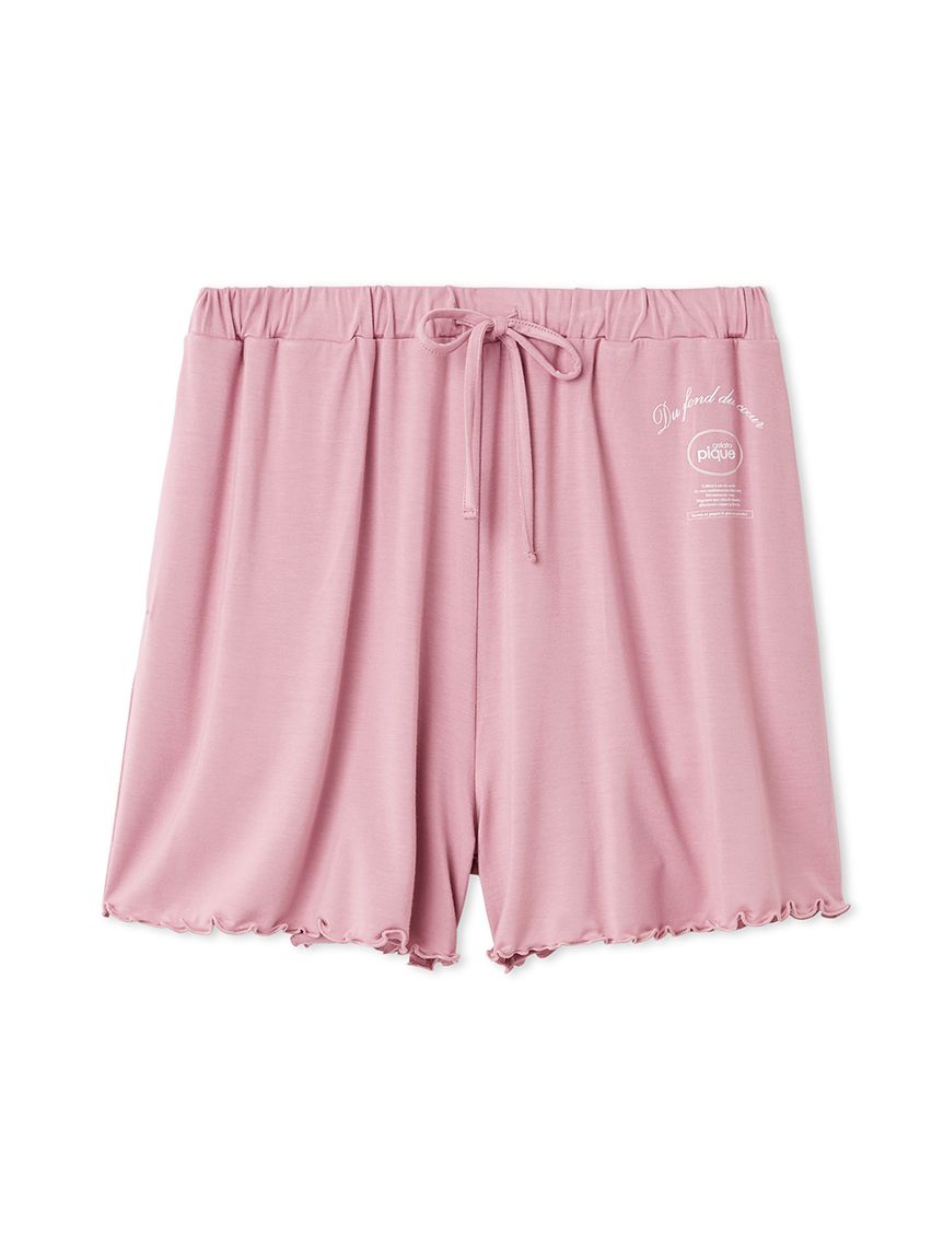 レーヨンロゴメローショートパンツ(ショートパンツ)｜ルームウェア