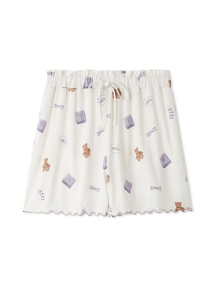 ピケモチーフ柄ショートパンツ(ショートパンツ)｜ルームウェア