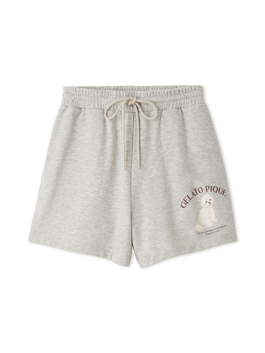 UVカット】お散歩ドッグ裏毛ショートパンツ(ショートパンツ)｜ルーム