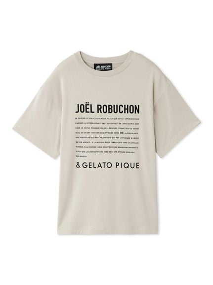 【接触冷感】【JOEL ROBUCHON】レーヨンロゴTシャツ