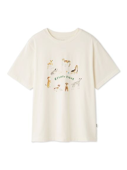 【ヒラノトシユキ】DOGワンポイントTシャツ