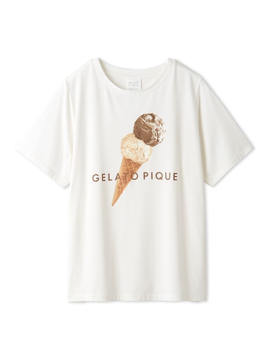 tシャツ アイスクリーム柄 レディース 安い