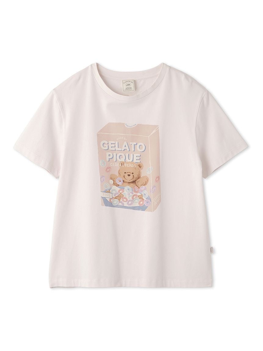 シリアルベアワンポイントTシャツ(カットソー・Tシャツ)｜ルームウェア・パジャマ通販のgelatopique（ジェラートピケ）公式サイト