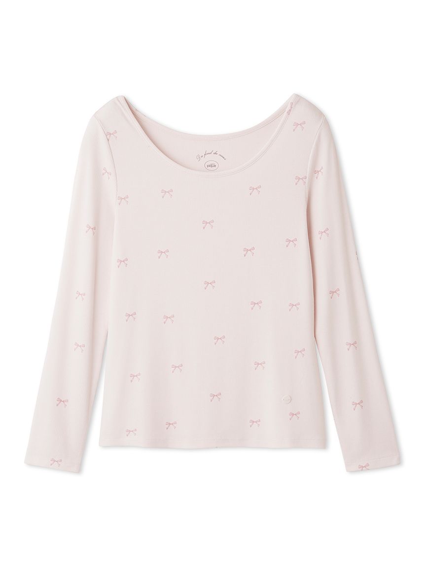モチーフ3柄ロンT(カットソー・Tシャツ)｜ルームウェア