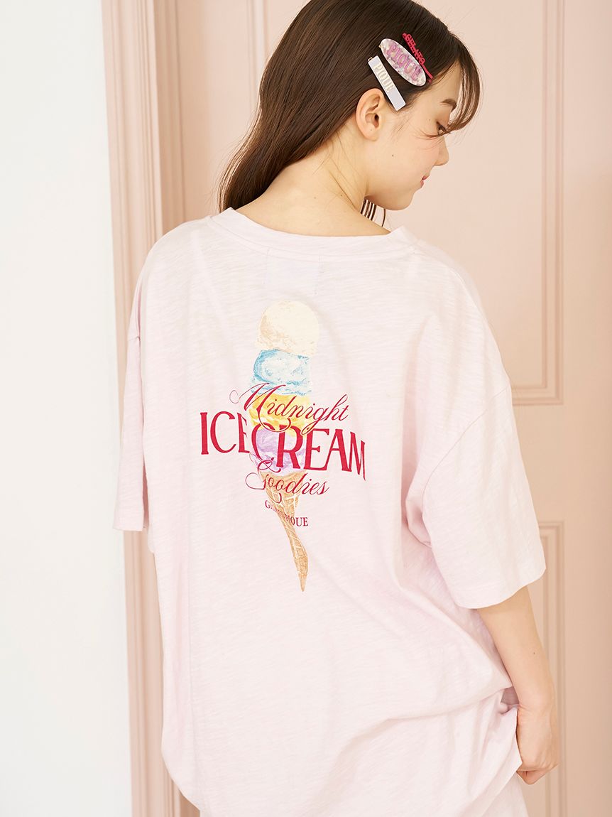 COOL COLLECTION】【接触冷感】ICEワンポイントビッグTシャツ