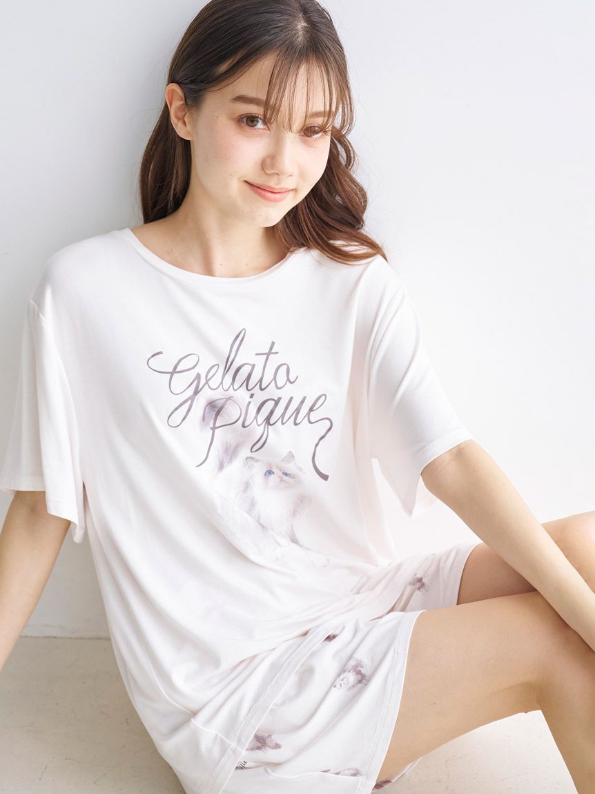 モーニングワンポイントTシャツ(カットソー・Tシャツ)｜ルーム