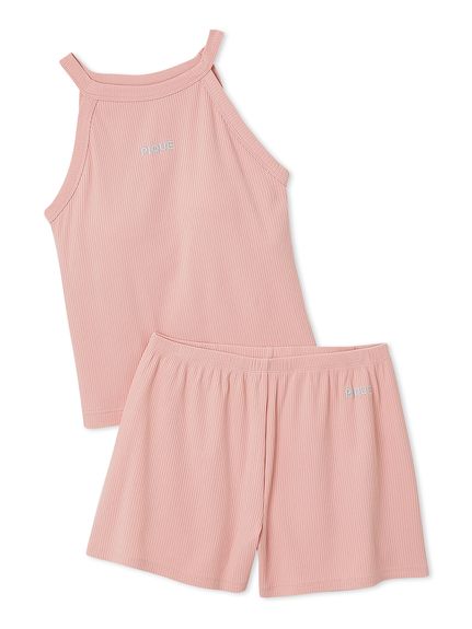 リブタンクトップ&ショートパンツセット(ショートパンツ