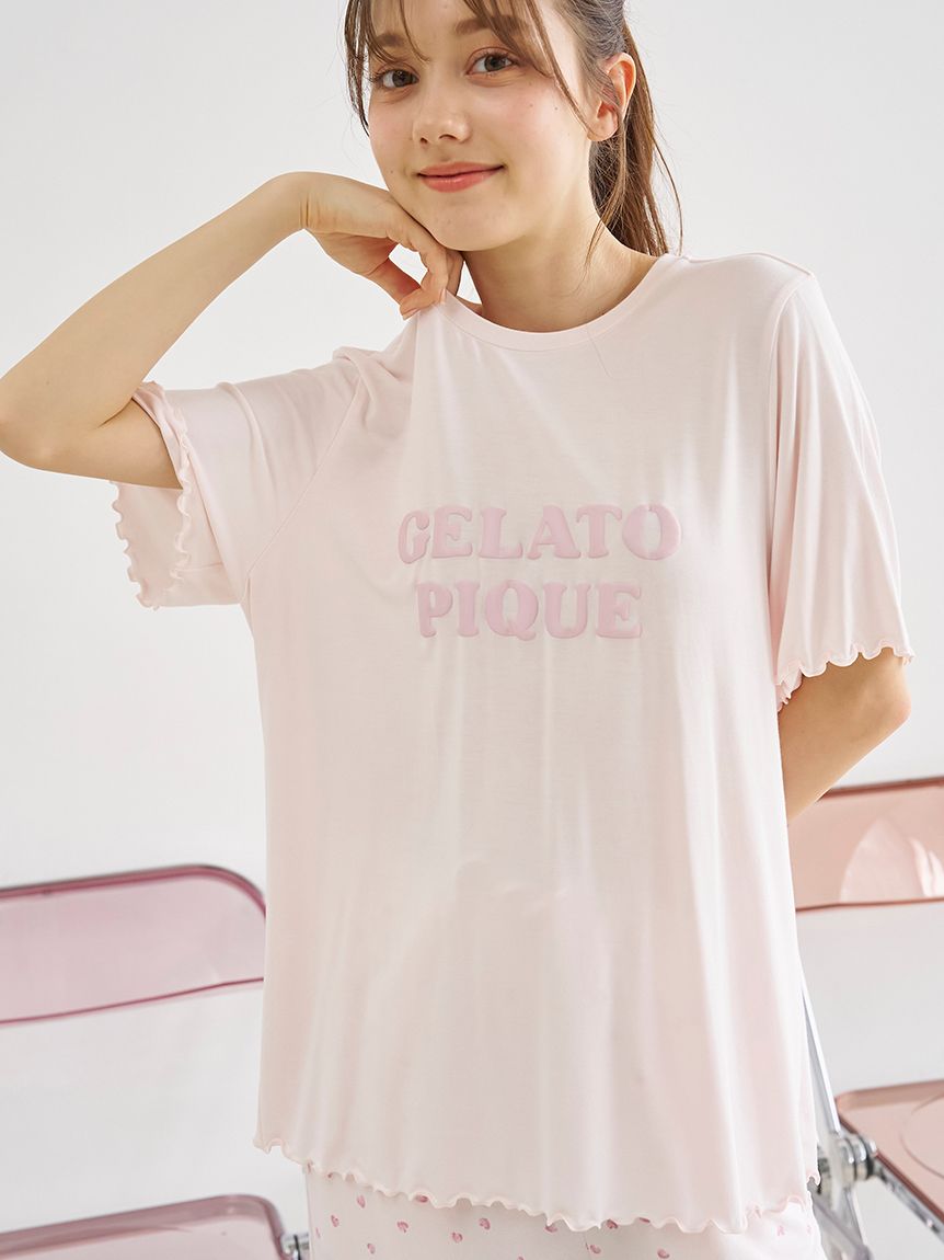 人気ブランド新作豊富 接触冷感】ロゴメローTシャツ(カットソー・Tシャツ)｜ルーム 服＆ファッション小物