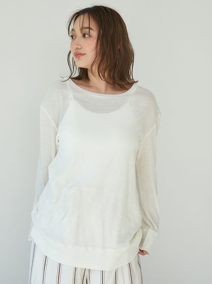 シアープルオーバー(カットソー・Tシャツ)｜ルームウェア