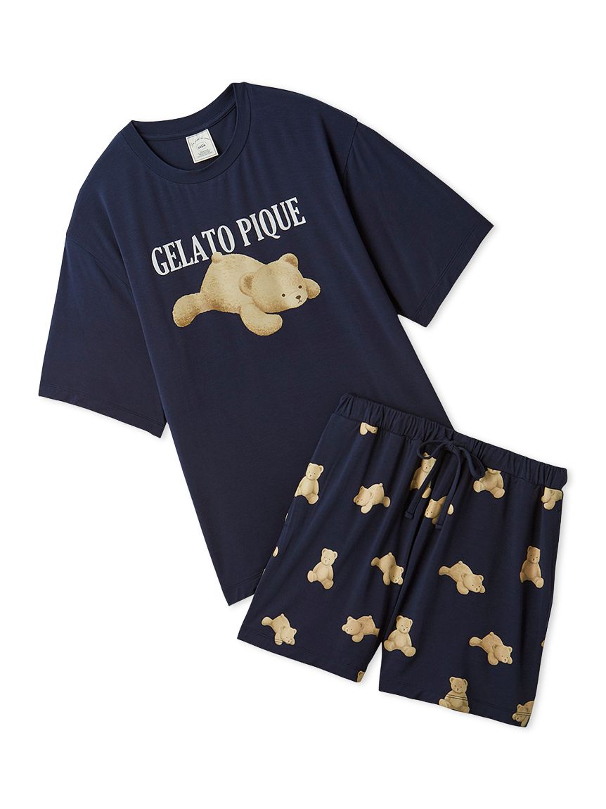 ONLINE限定】ベアワンポイントTシャツ&ショートパンツセット