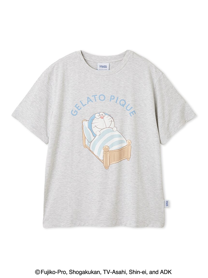 ドラえもん】【レディース】ワンポイントTシャツ(カットソー・Tシャツ