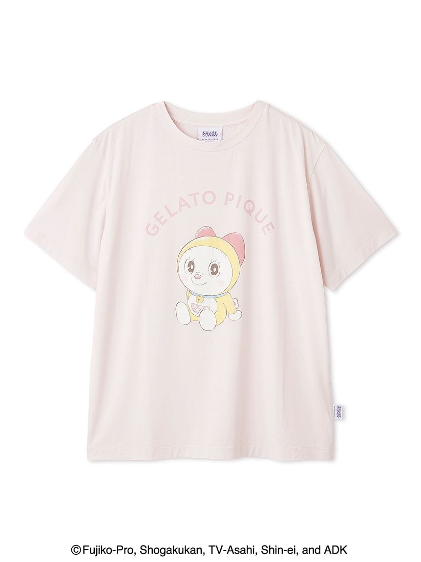 gelatopique ジェラートピケ　ドラえもんワンポイントT ドラえもん】【レディース】ワンポイントTシャツ(カットソー・T