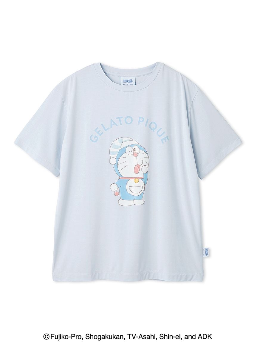 gelatopique ジェラートピケ　ドラえもんワンポイントT ドラえもん】【レディース】ワンポイントTシャツ(カットソー・T