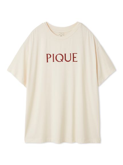 接触冷感】カラーレーヨンロゴTシャツ(カットソー・Tシャツ