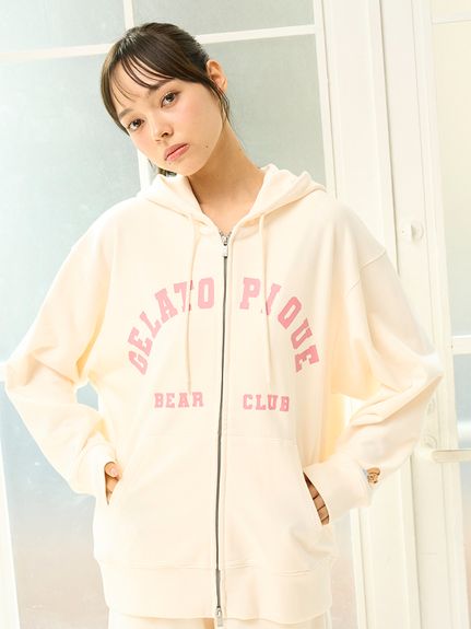 スポーティーベア裏毛パーカ(パーカ)｜ルームウェア・パジャマ通販の